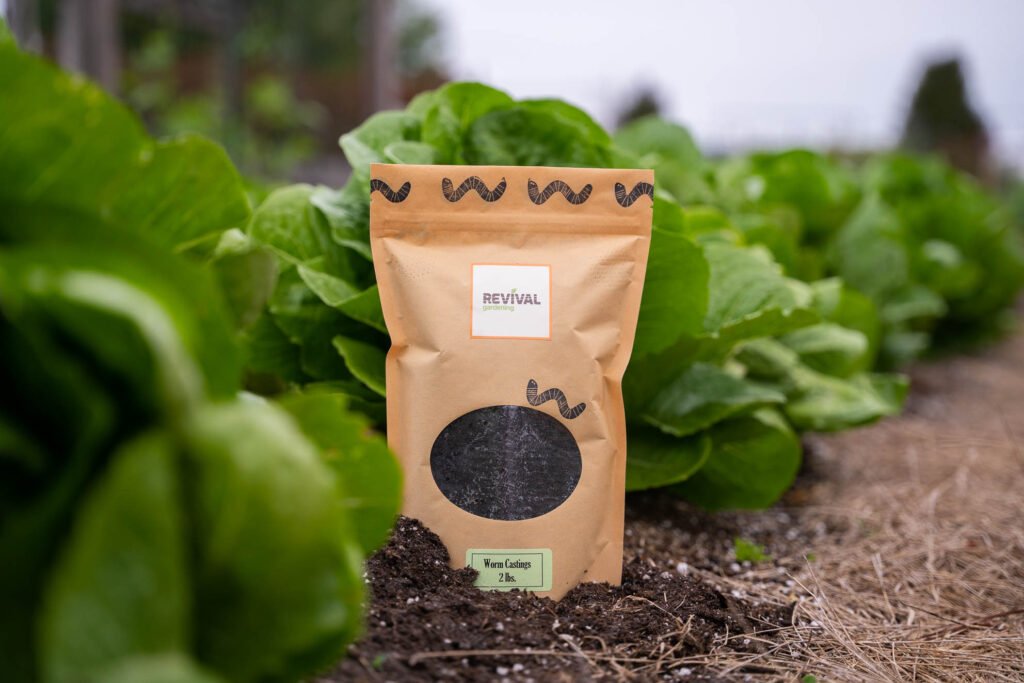 Humus de lombriz californiana listo para usar en plantas y cultivos