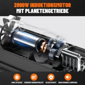 Trituradora DOVAMAN GT10 caja de recolección 55 litros con cierre de seguridad